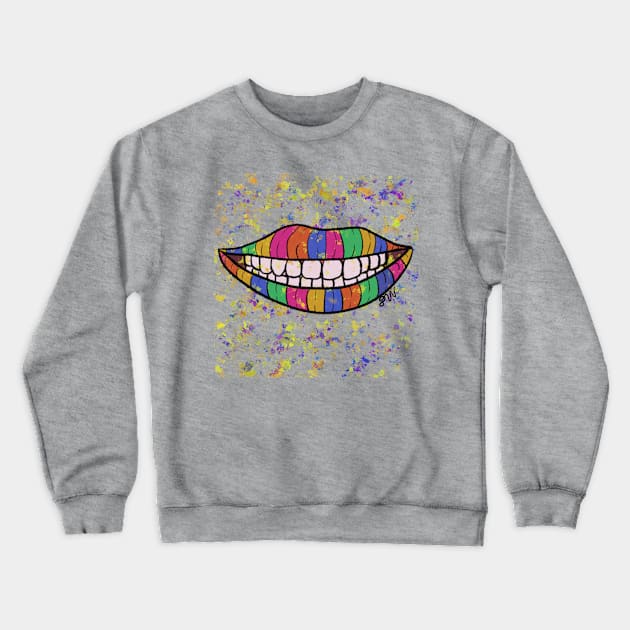Sinister Grin Crewneck Sweatshirt by Dresden’s Shoppe 